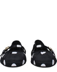 Dolce & Gabbana Black Fabric Ballet Flats