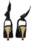 Givenchy Black Leather High Heel Pumps