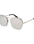 Emilio Pucci Silver Metal Sunglasses