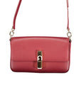 Furla Rosso Leather Women Handbag