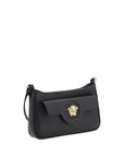 Versace Black Calf Leather Bos Taurus Shoulder Bag
