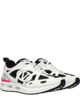 Valentino Garavani White Fabric Athletic Sneakers