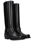 Valentino Garavani Black Leather Boots
