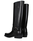 Valentino Garavani Black Leather Boots
