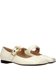 Chloé Beige Leather Ballet Flats