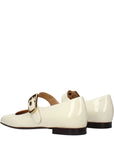 Chloé Beige Leather Ballet Flats