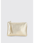 Coccinelle Gold Leather Clutch Bag