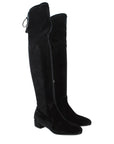 Prada Black Velvet Over The Knee
