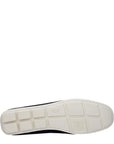 Prada Blue Leather Slip-On Loafers