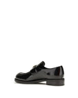 Prada Black Calf Leather Bos Taurus Slip-On Loafers