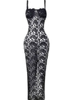 Abito lungo in pizzo Zadie Estefy-shop