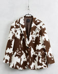 Blazer animalier Fijame