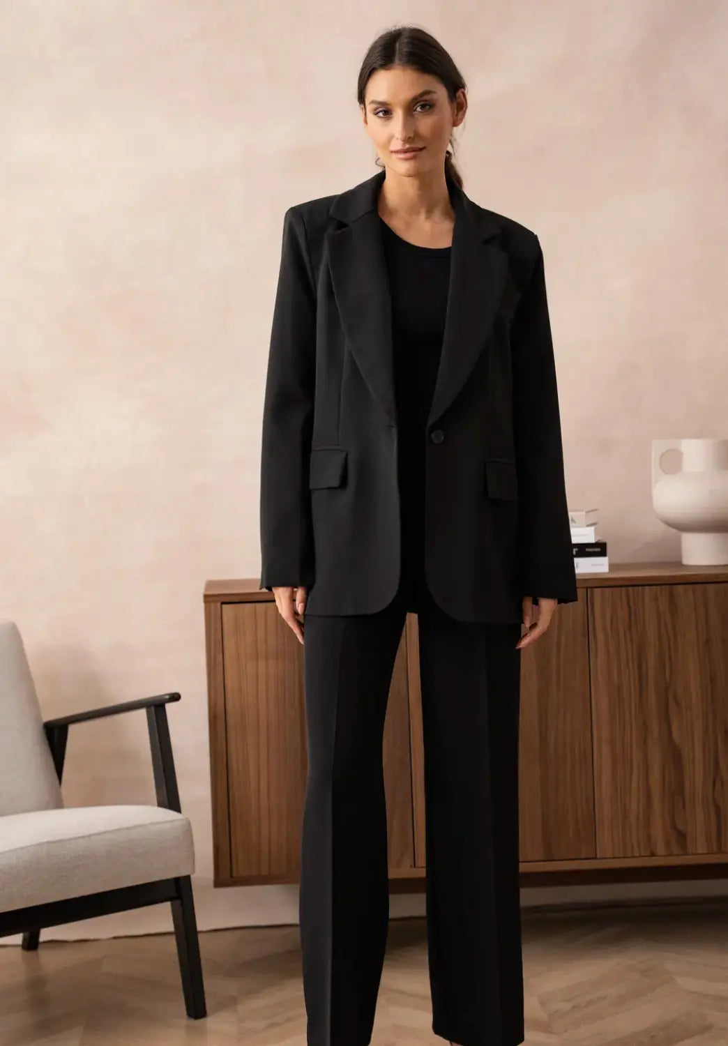 Giacca oversize tinta unita timeless Estefy-shop