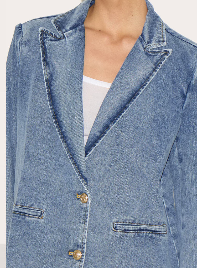 Blazer in denim oversize