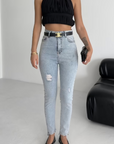 Jeans vita alta essential