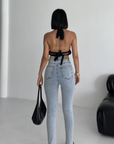 Jeans vita alta essential