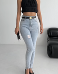 Jeans vita alta essential