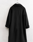 Cappotto lungo oversize con colletto strutturato