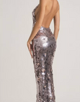 Abito sirena in paillettes