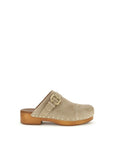 Chloé Beige Calf Leather Bos Taurus Clogs