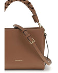 Coccinelle Beige Calf Leather Bos Taurus Shoulder Bag