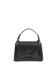 Coccinelle Black Calf Leather Bos Taurus Shoulder Bag