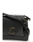 Coccinelle Black Calf Leather Bos Taurus Shoulder Bag