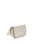 Coccinelle White Calf Leather Bos Taurus Shoulder Bag