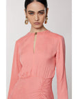Patrizia Pepe Pink Copper Casual Dress