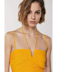 Patrizia Pepe Orange Polyester Casual Dress
