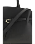 Coccinelle Black Calf Leather Bos Taurus Handbag