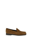 Tory Burch Beige Calf Leather Bos Taurus Slip-On Loafers