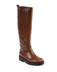 Tommy Hilfiger Brown Leather Ankle Boots