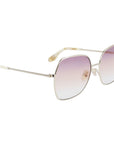 Victoria Beckham Gold Metal Sunglasses