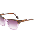 Victoria Beckham Brown Acetate Sunglasses
