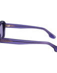 Victoria Beckham Gray Acetate Sunglasses