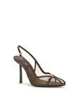 LE SILLA Brown Calf Leather Bos Taurus Platform Pumps