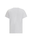Ganni White Cotton T-Shirt