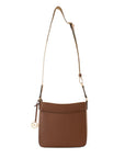 Michael Kors Brown Canvas Crossbody Bag