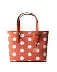 Michael Kors Orange Canvas Tote Bag