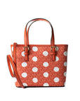 Michael Kors Orange Canvas Tote Bag