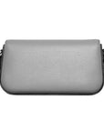 Michael Kors Gray Leather Crossbody Bag