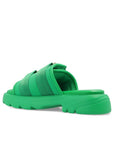 Bottega Veneta Bicolor Nylon Slides