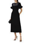Fendi Black Viscose Cocktail Dress