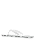 Palm Angels White Rubber Slides