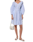 Stella McCartney Blue Cotton Casual Dress