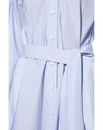 Stella McCartney Blue Cotton Casual Dress
