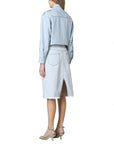 Stella McCartney Blue Cotton Casual Dress