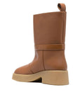 Stella McCartney Brown Polyethylene Ankle Boots