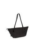 Balmain Black Raffia Shoulder Bag